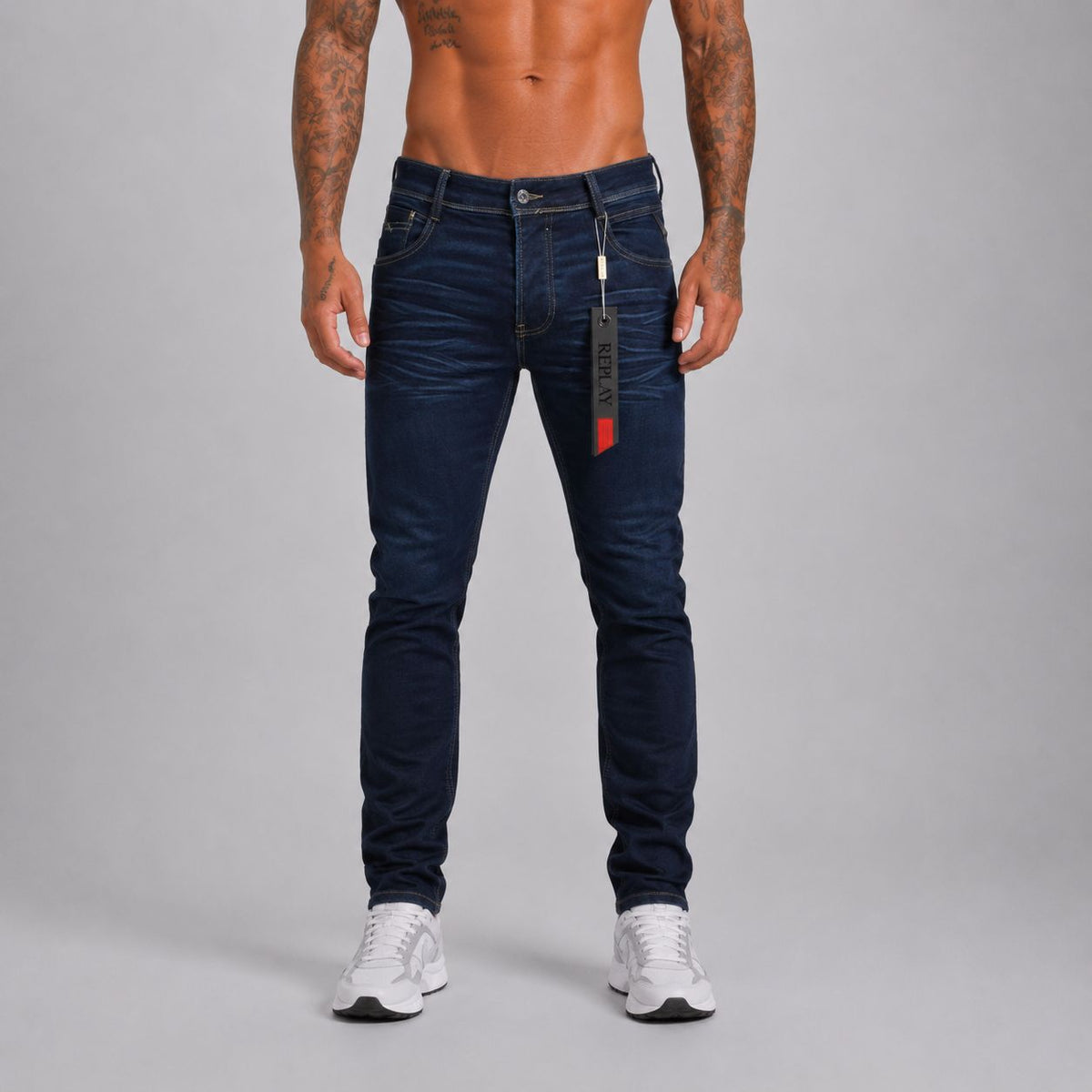 Jean REP F009 Azul Para Hombre
