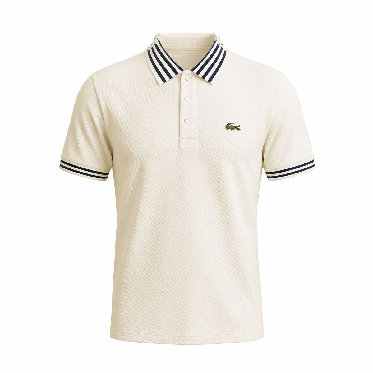 Camiseta 918010 Tipo Polo Crema para hombre