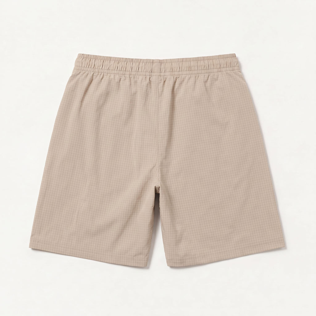 Pantaloneta Deportiva PAN14 Crema para hombre