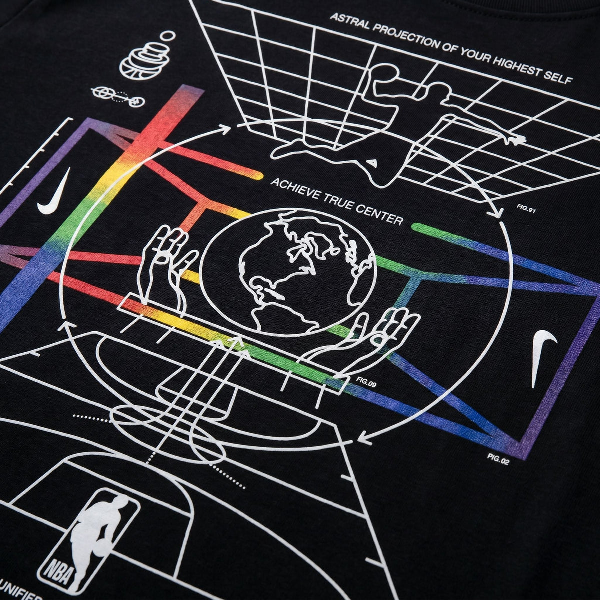 Camiseta 921012 Estampada Negra para hombre
