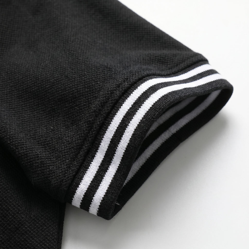Camiseta 918010 Tipo Polo Negro para hombre