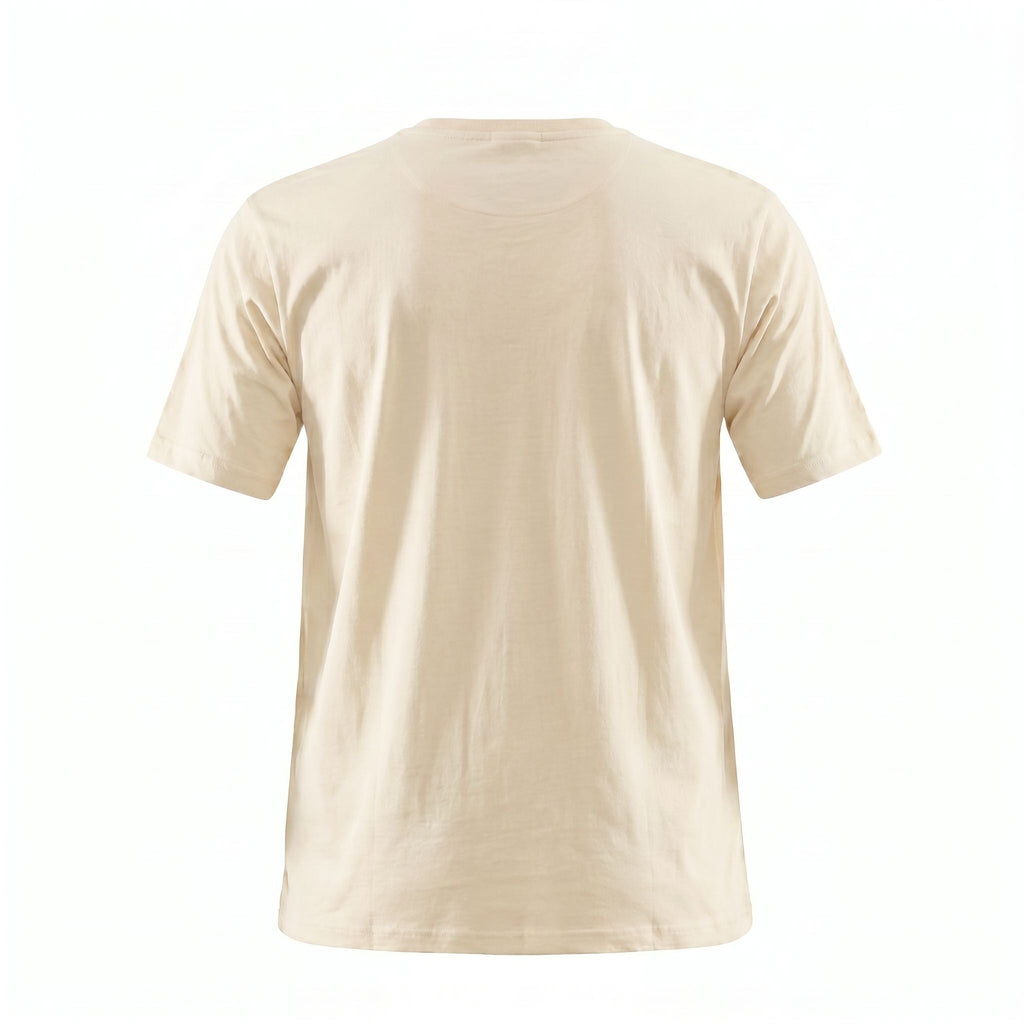 Camiseta 921044 Básica Crema para hombre