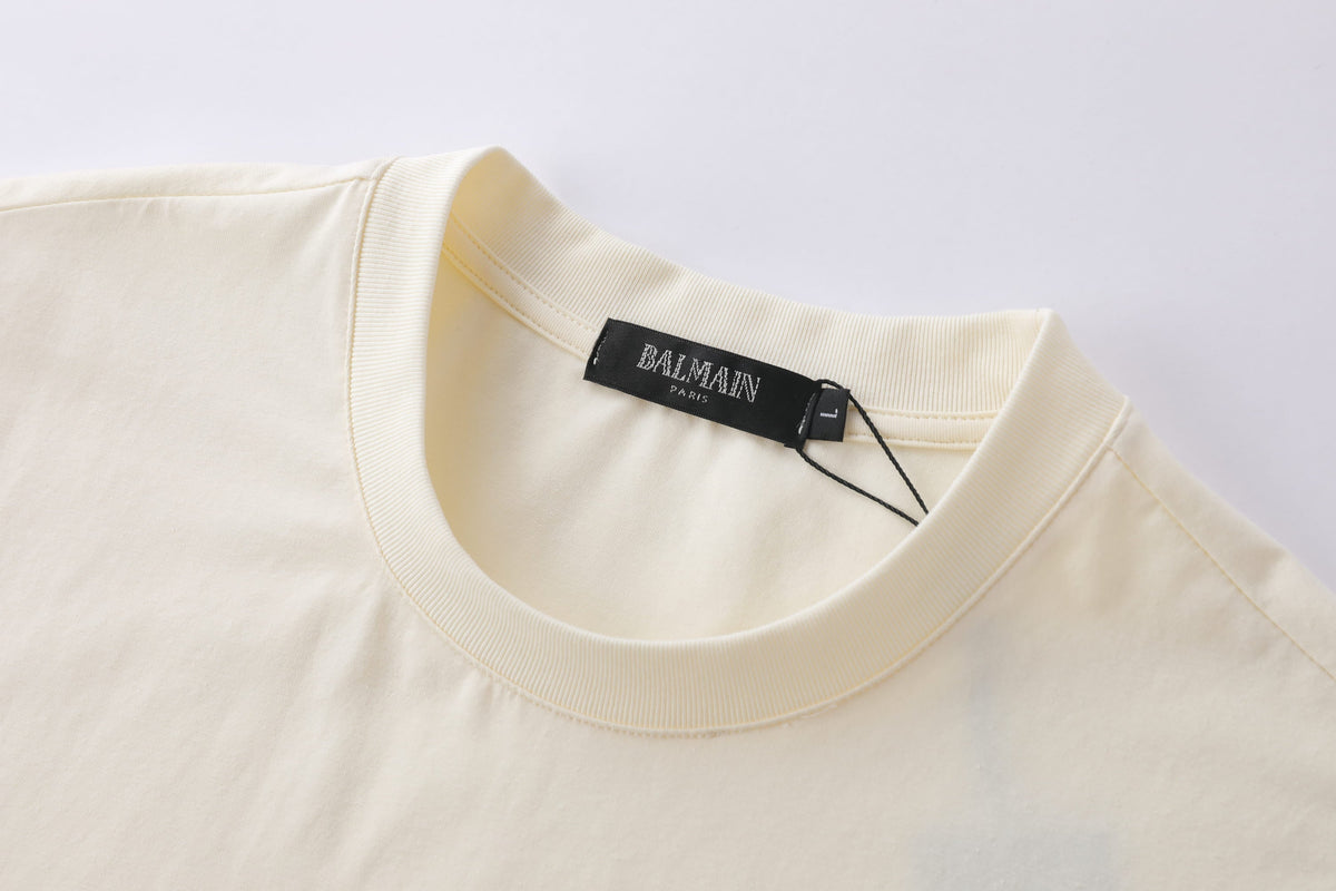 Camiseta 786758 Básica Crema Para Hombre