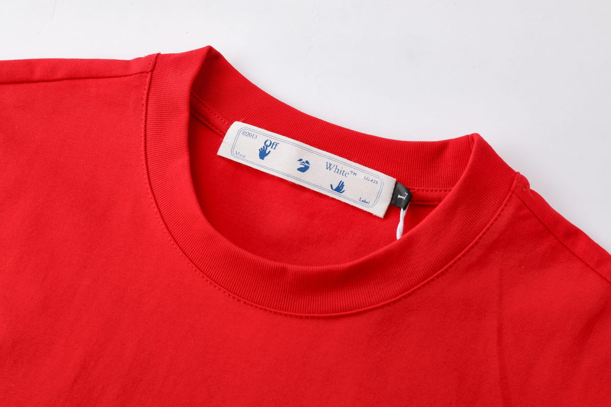 Camiseta 66789 Estampada Roja Para Hombre