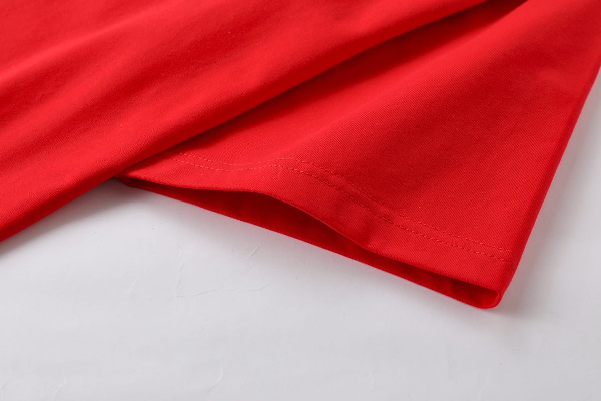 Camiseta 66789 Estampada Roja Para Hombre