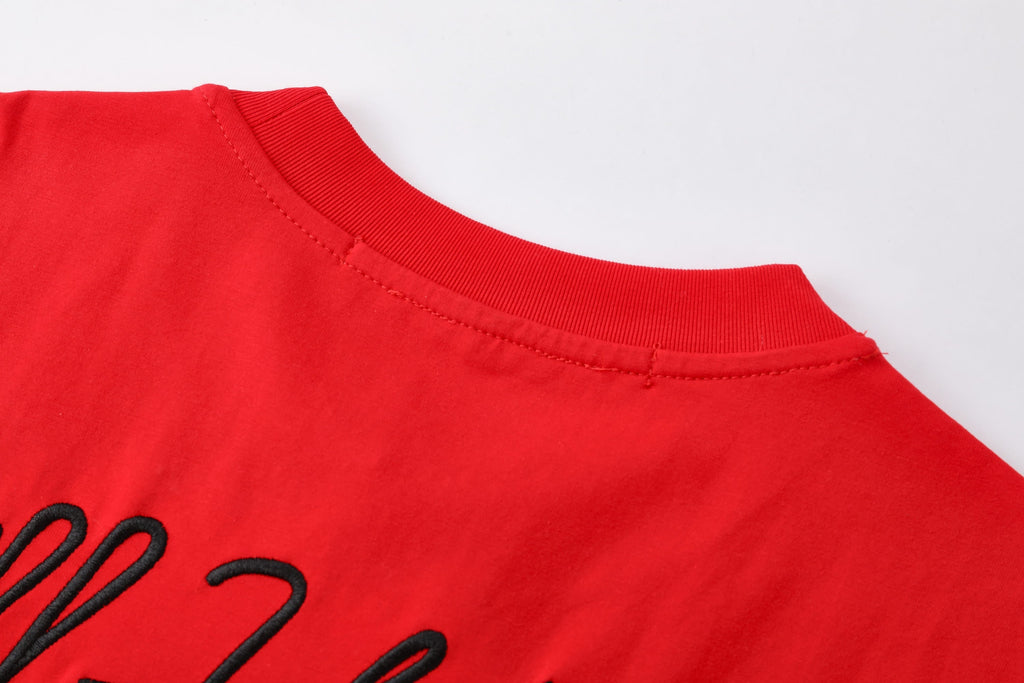 Camiseta 66789 Estampada Roja Para Hombre