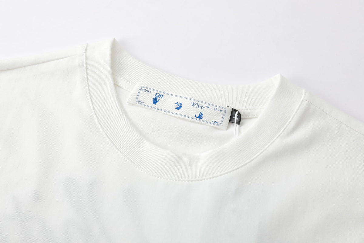 Camiseta 66789 Estampada Blanca Para Hombre