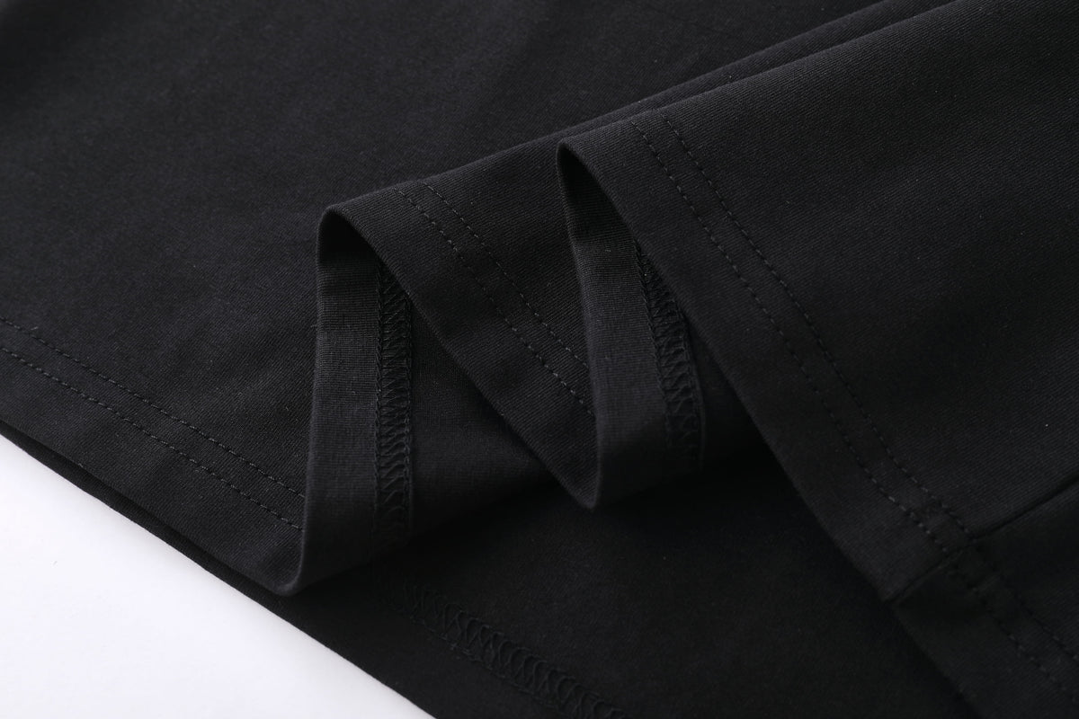 Camiseta 786623 Estampada Negra Para Hombre