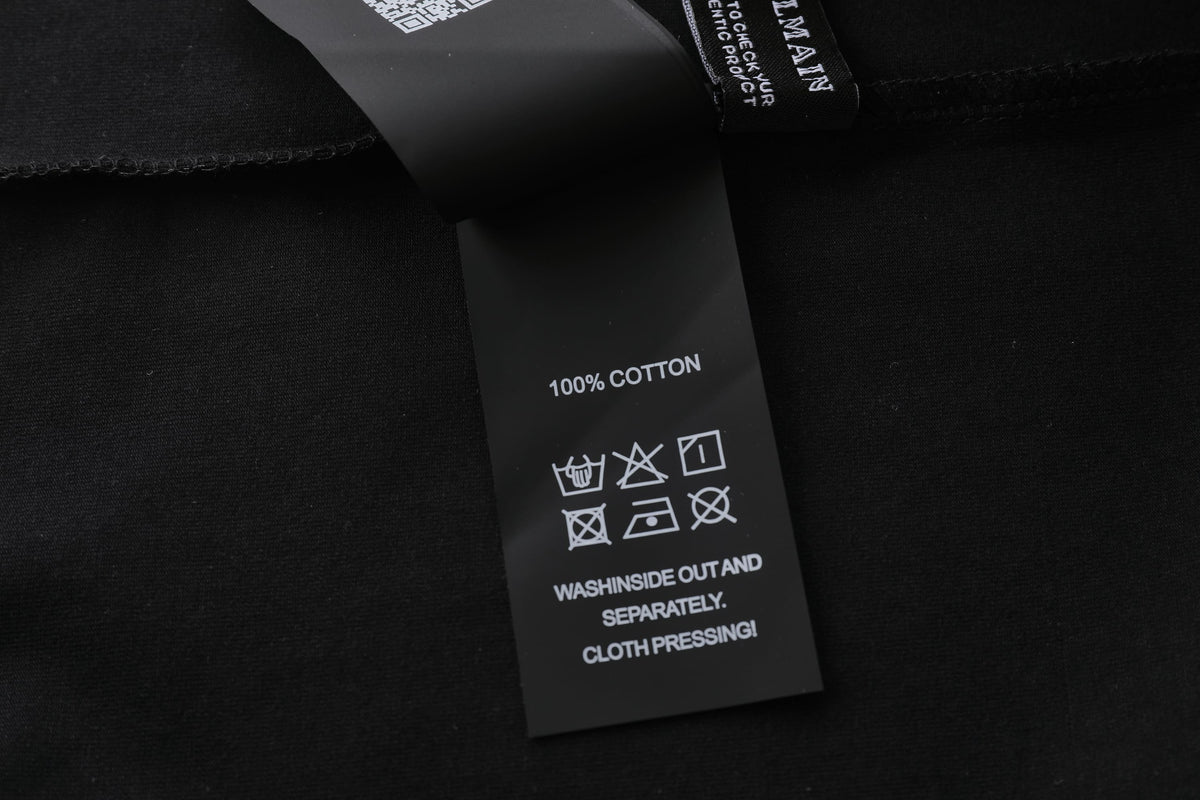 Camiseta 786623 Estampada Negra Para Hombre
