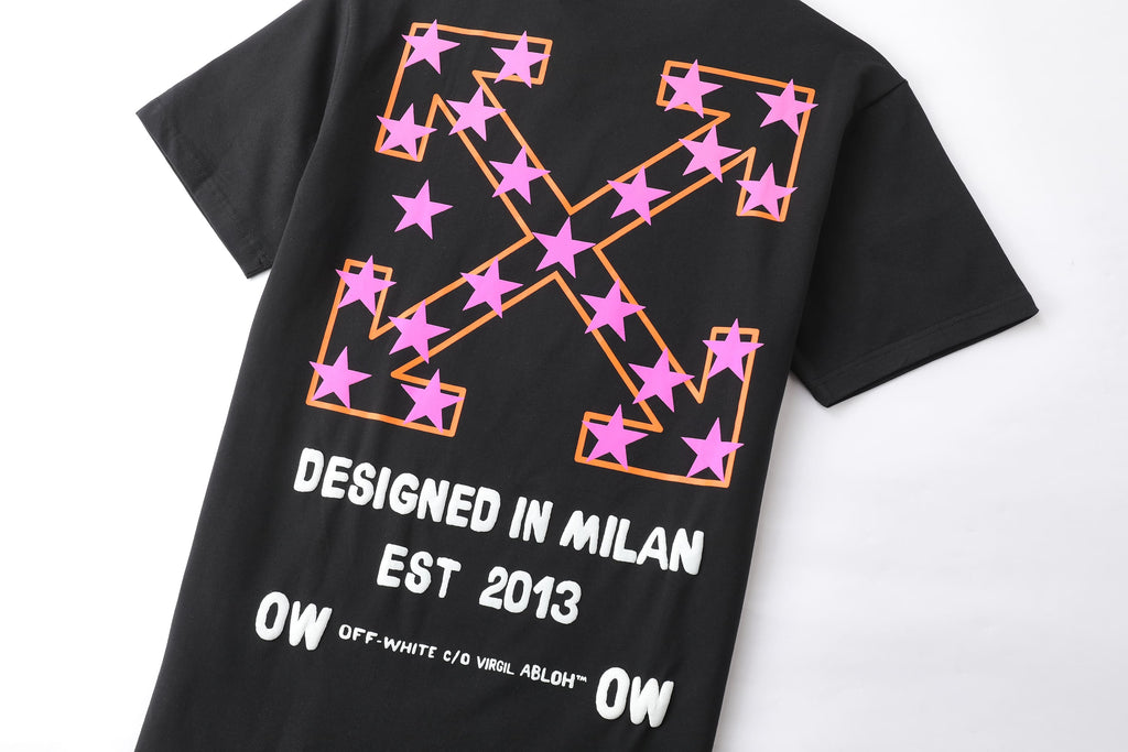 Camiseta 66792 Estampada Negra Para Hombre