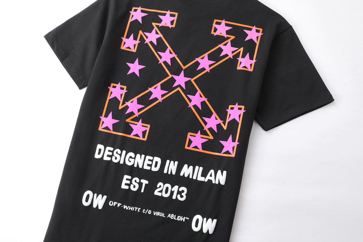 Camiseta 66792 Estampada Negra Para Hombre