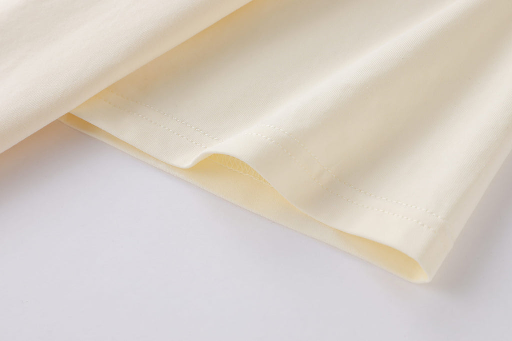 Camiseta 786624 Básica Crema Para Hombre