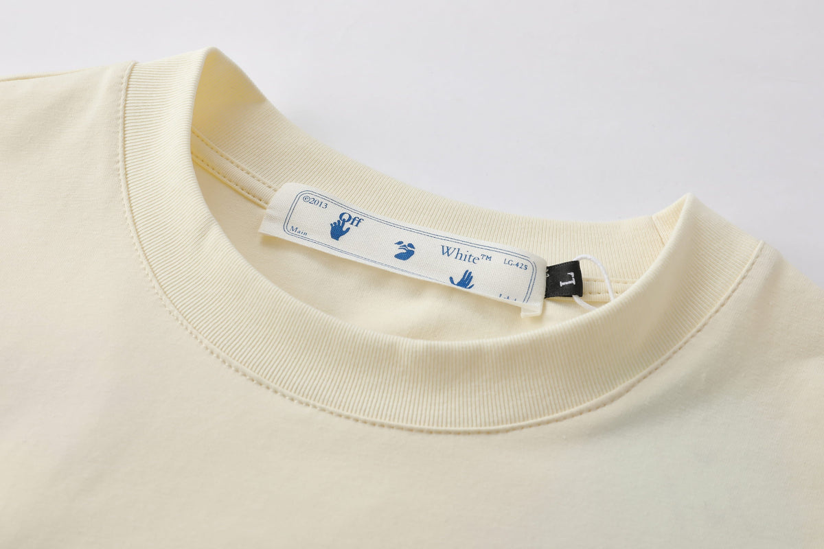 Camiseta 66792 Estampada Crema Para Hombre