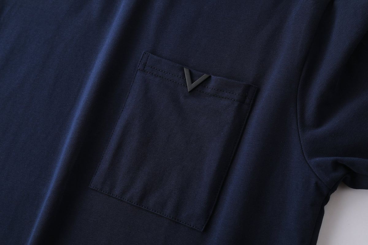 Camiseta 786746 Básica Azul Oscuro Para Hombre