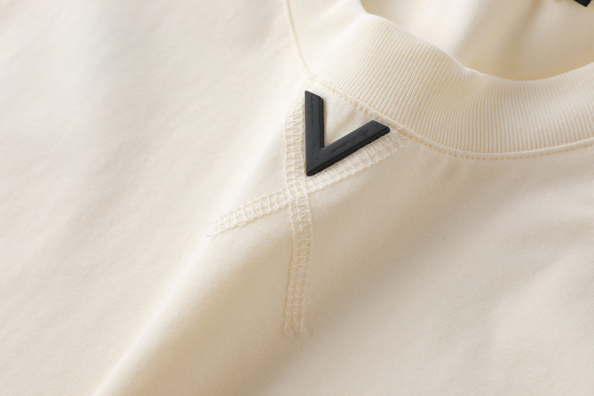 Camiseta 786662 Básica Crema Para Hombre