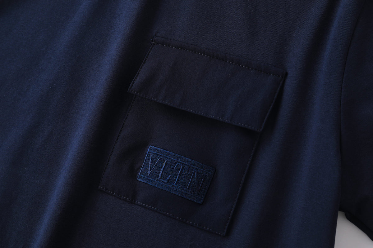Camiseta 786748 Básica Azul Oscuro Para Hombre