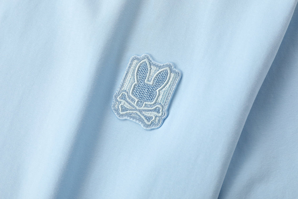 Camiseta 66677 Básica Azul Claro Para Hombre