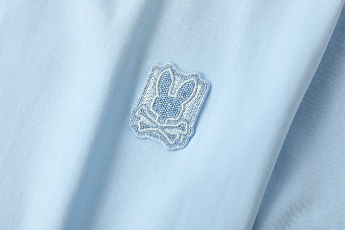 Camiseta 66677 Básica Azul Claro Para Hombre