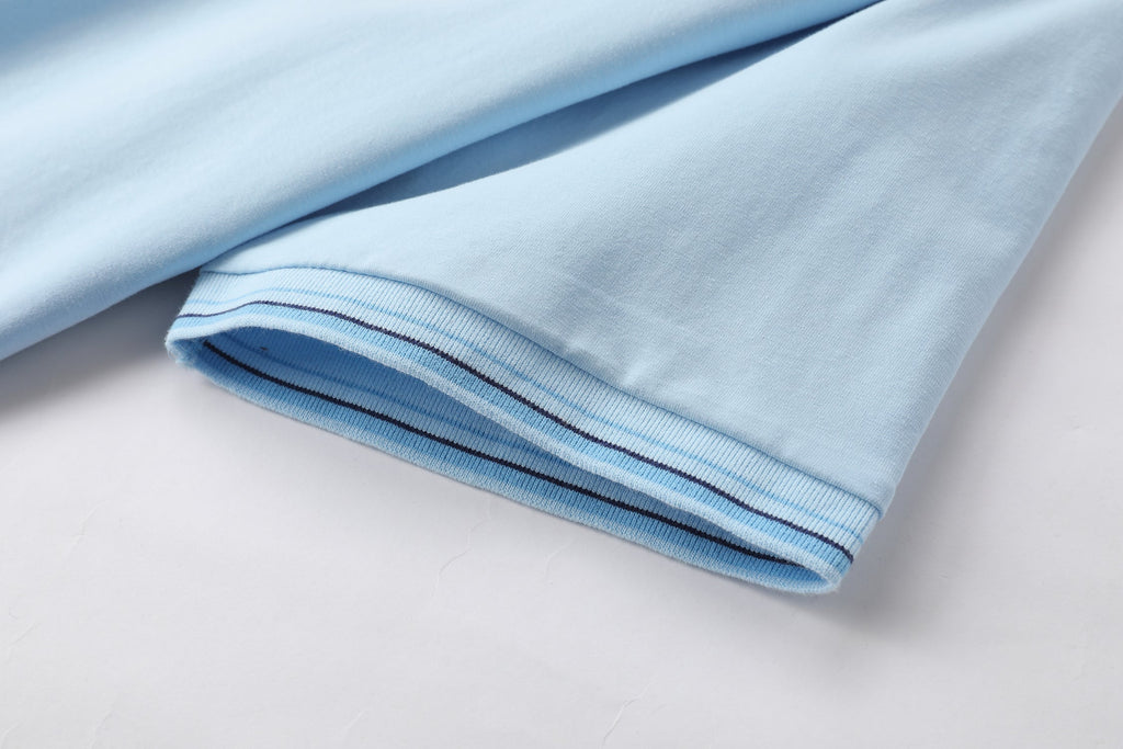 Camiseta 66677 Básica Azul Claro Para Hombre