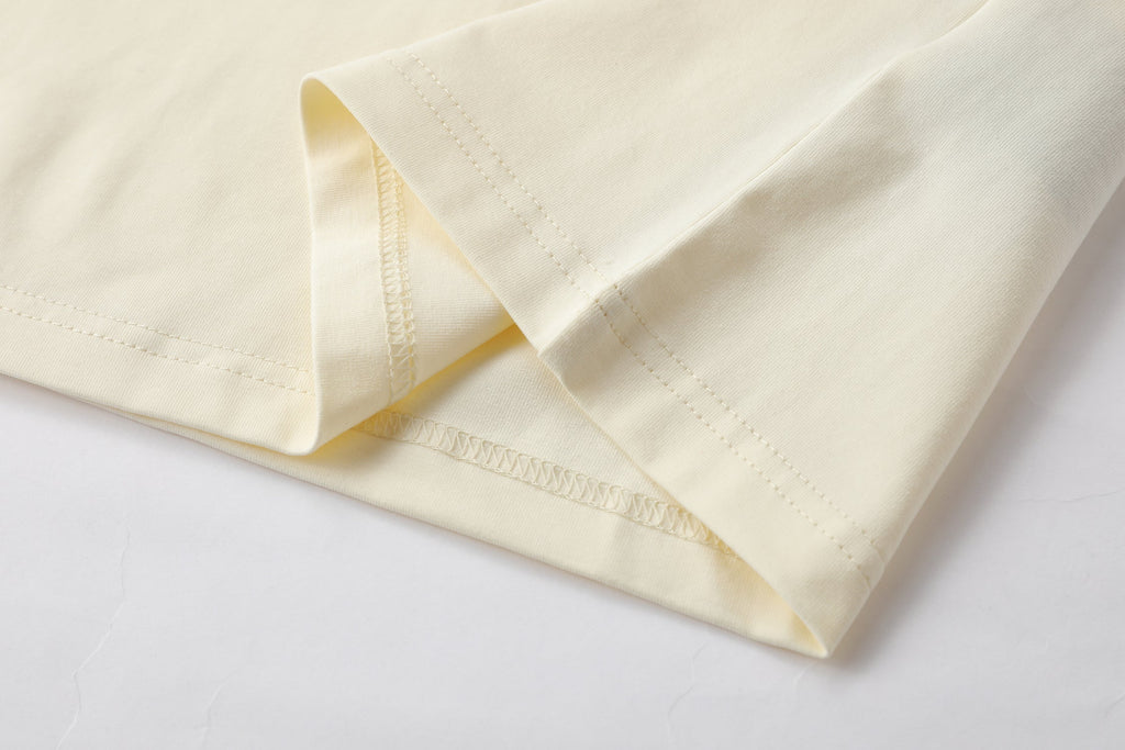 Camiseta 66677 Básica Crema Para Hombre
