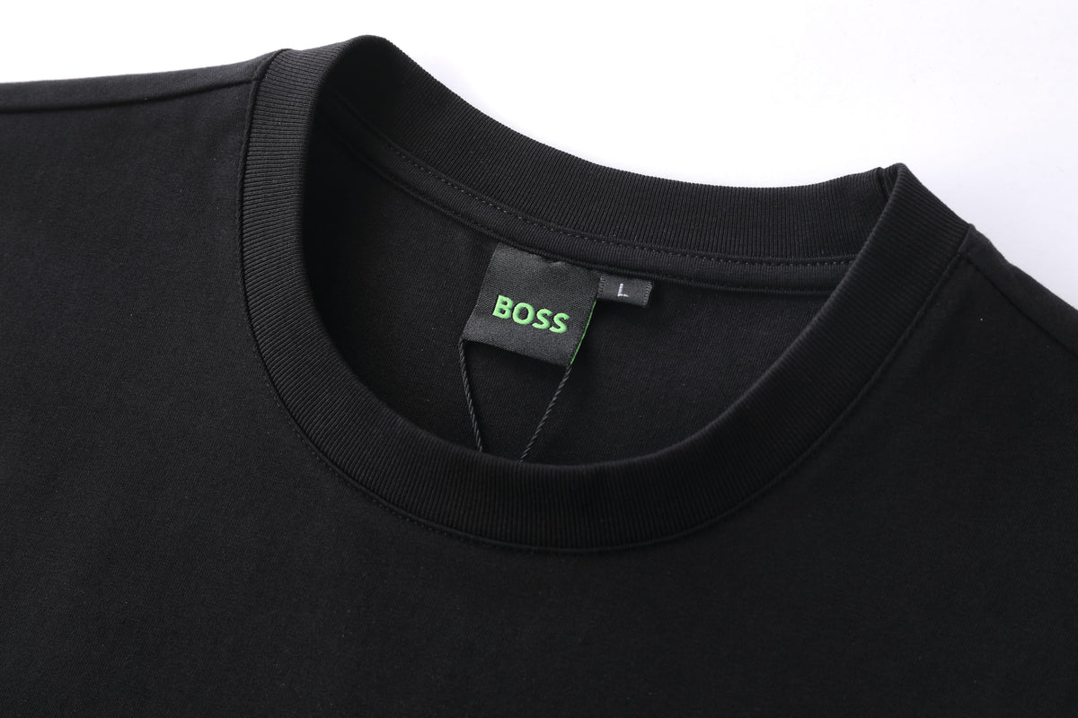 Camiseta 66012 Estampada Negra Para Hombre
