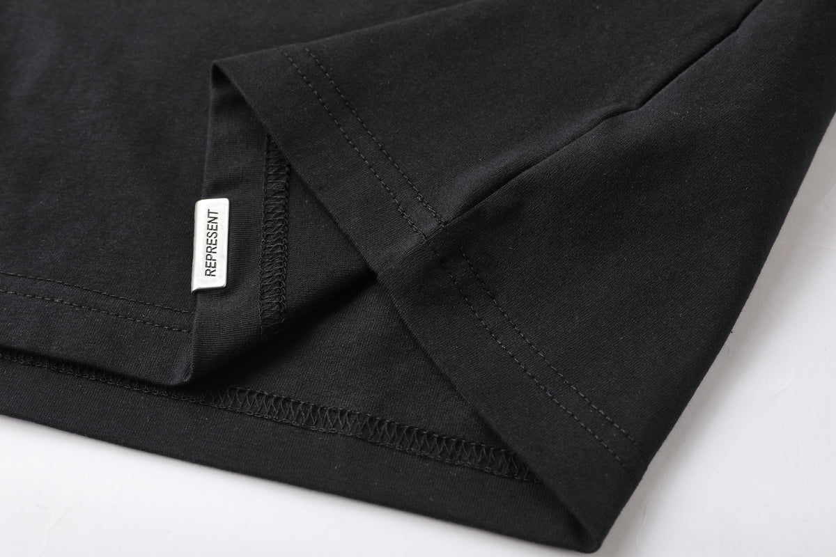 Camiseta 66778 Estampada Negra Para Hombre