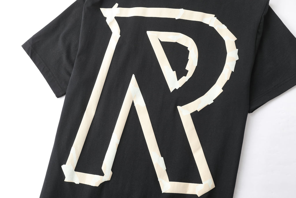 Camiseta 66778 Estampada Negra Para Hombre