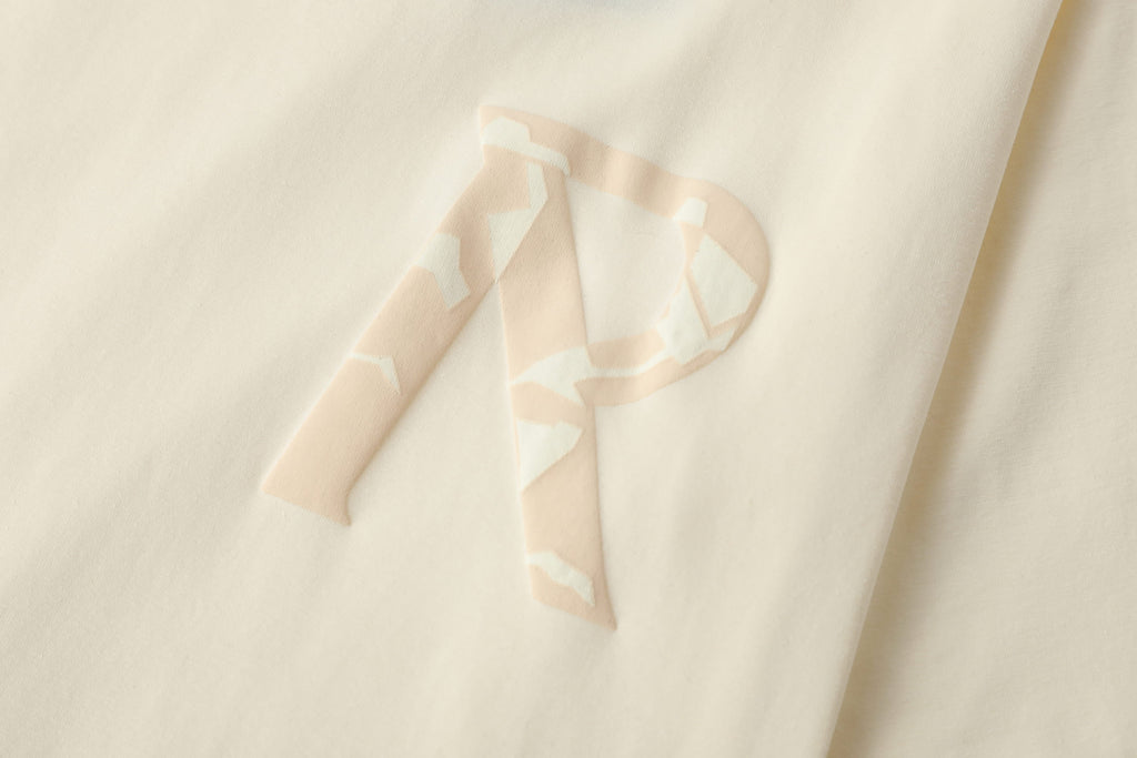 Camiseta 66778 Estampada Crema Para Hombre