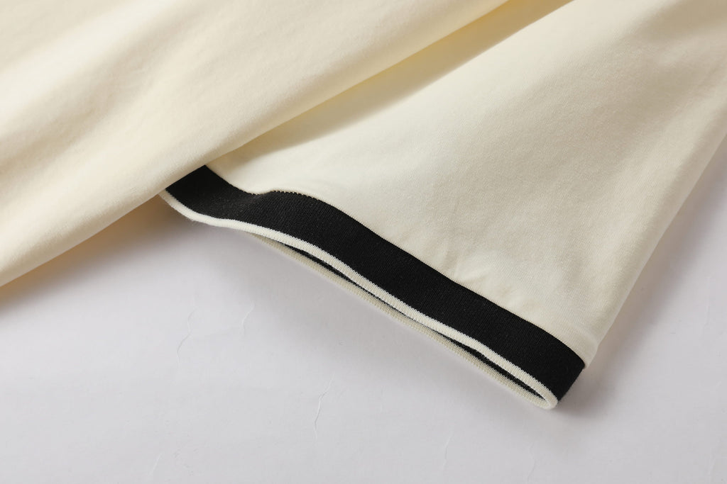 Camiseta 786887 Básica Crema Para Hombre