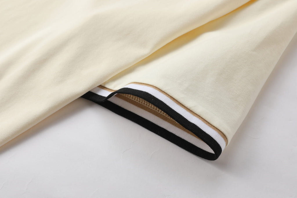 Camiseta 786658 Básica Crema Para Hombre
