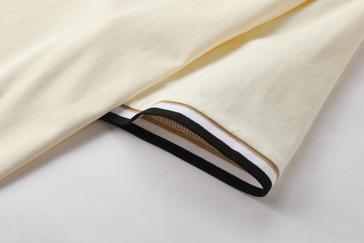 Camiseta 786658 Básica Crema Para Hombre