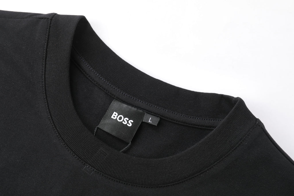 Camiseta 66049 Estampada Negra Para Hombre