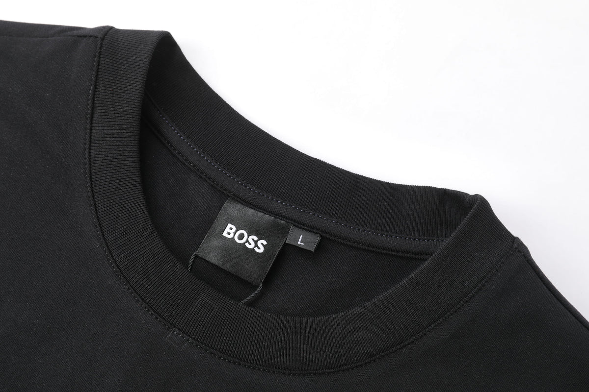 Camiseta 66049 Estampada Negra Para Hombre