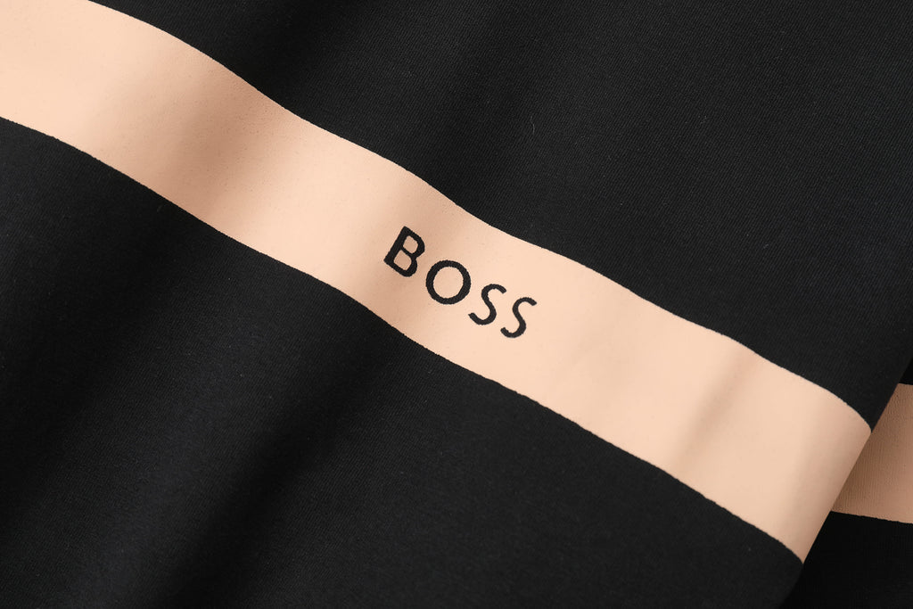 Camiseta 66049 Estampada Negra Para Hombre