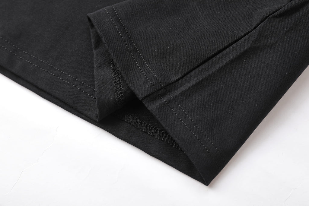 Camiseta 66049 Estampada Negra Para Hombre