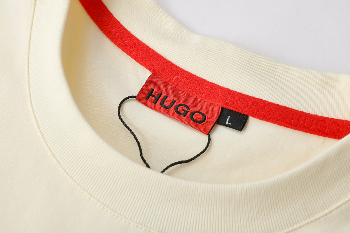 Camiseta B66042 Básica Crema Para Hombre