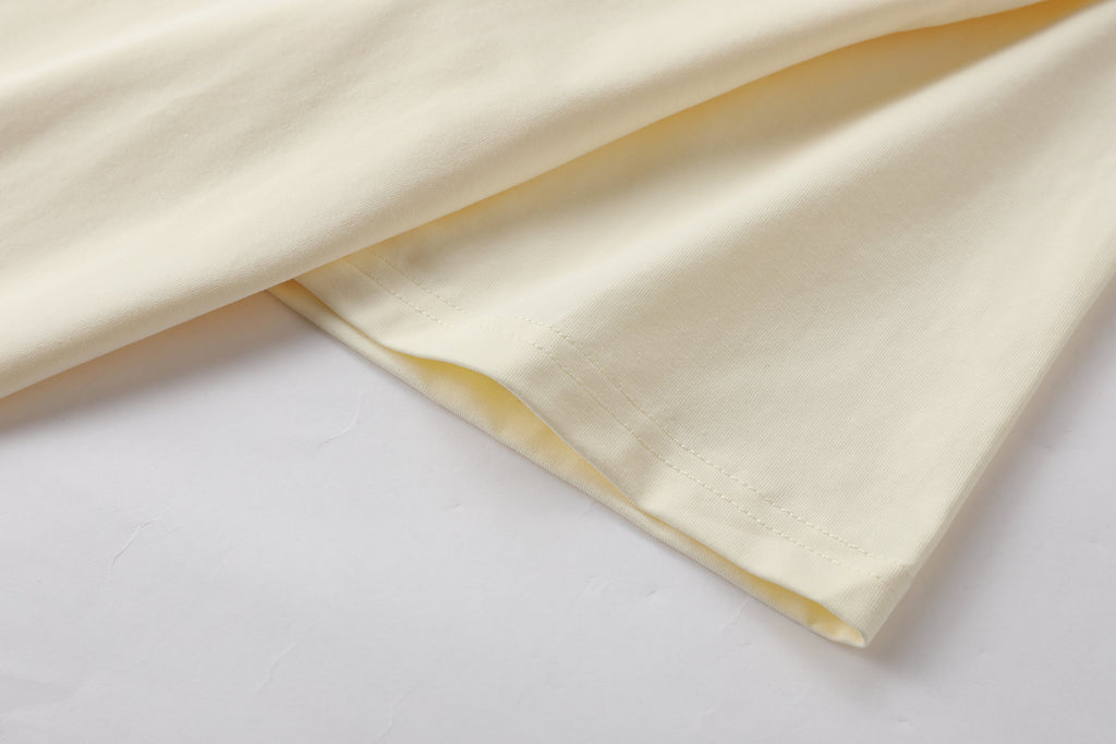 Camiseta B66042 Básica Crema Para Hombre