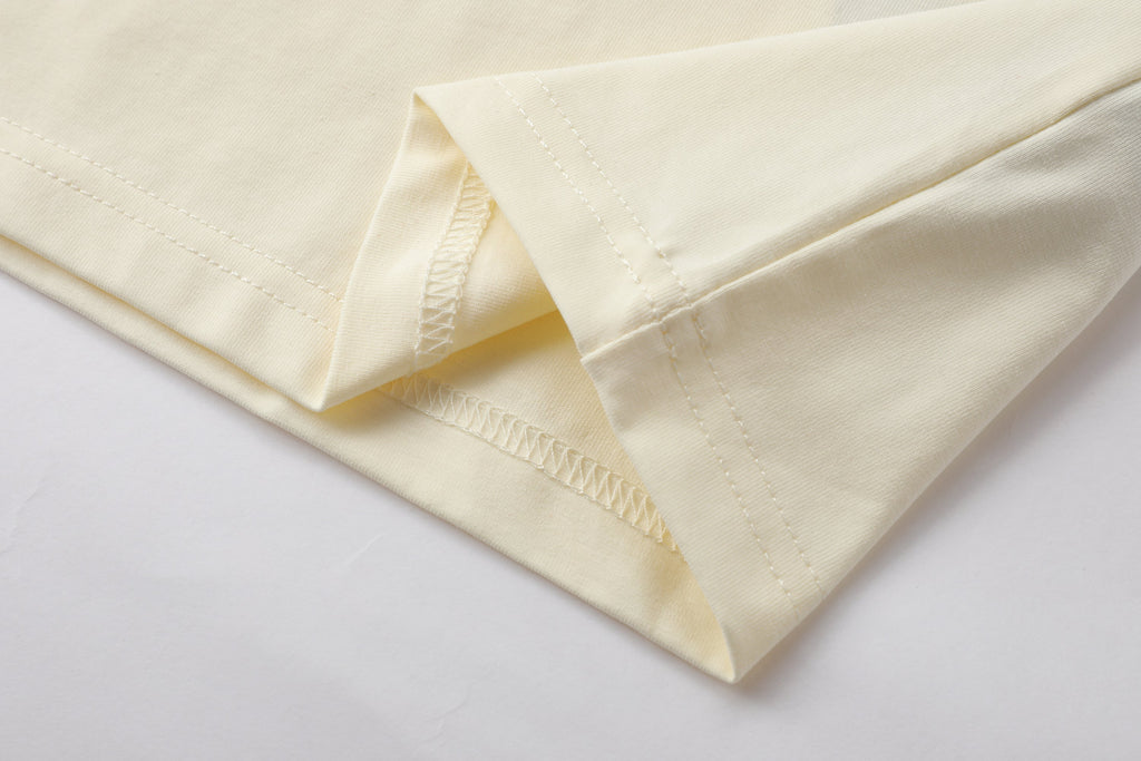 Camiseta B66042 Básica Crema Para Hombre