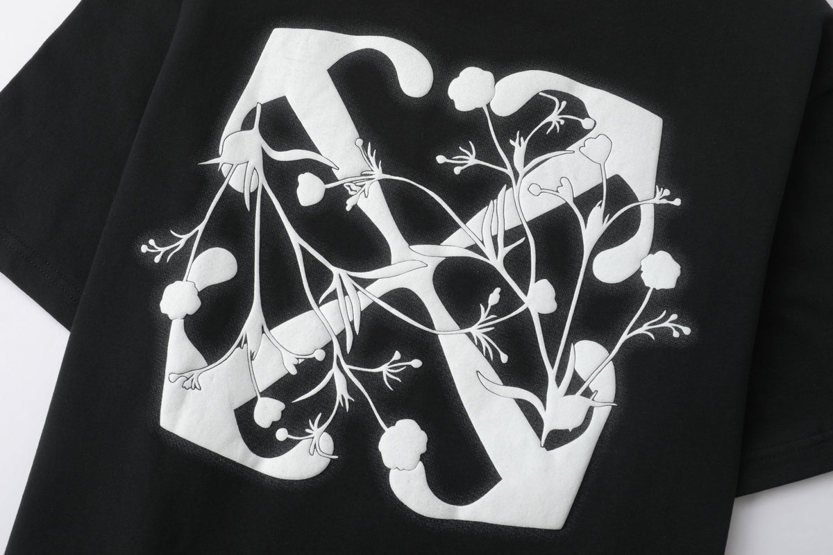Camiseta 66787 Estampada Negra Para Hombre