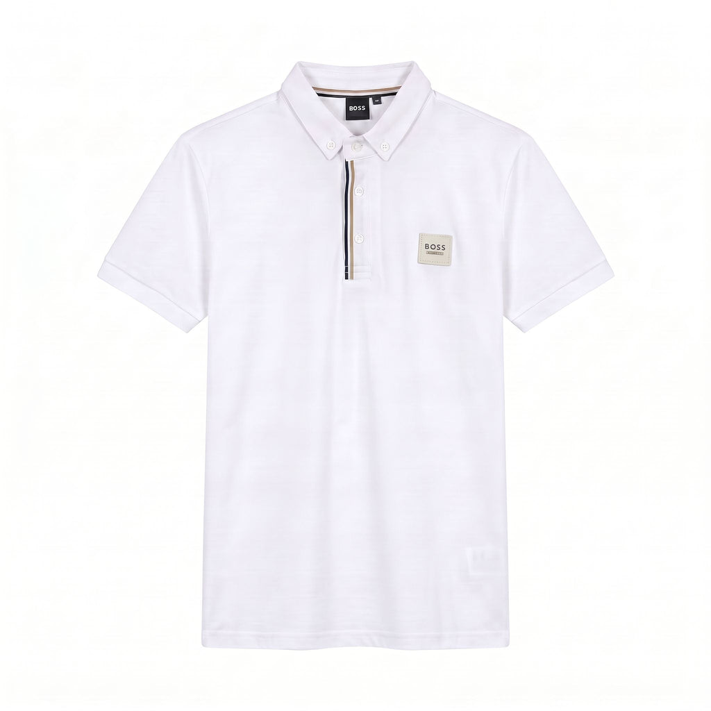 Camiseta 185026 Tipo Polo Blanco para hombre