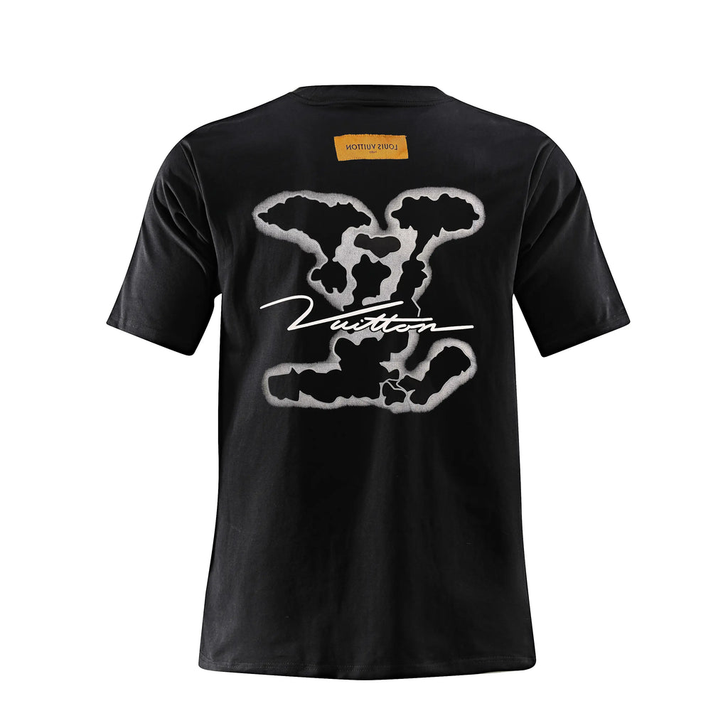 Camiseta 166073 Estampada Negro Para Hombre