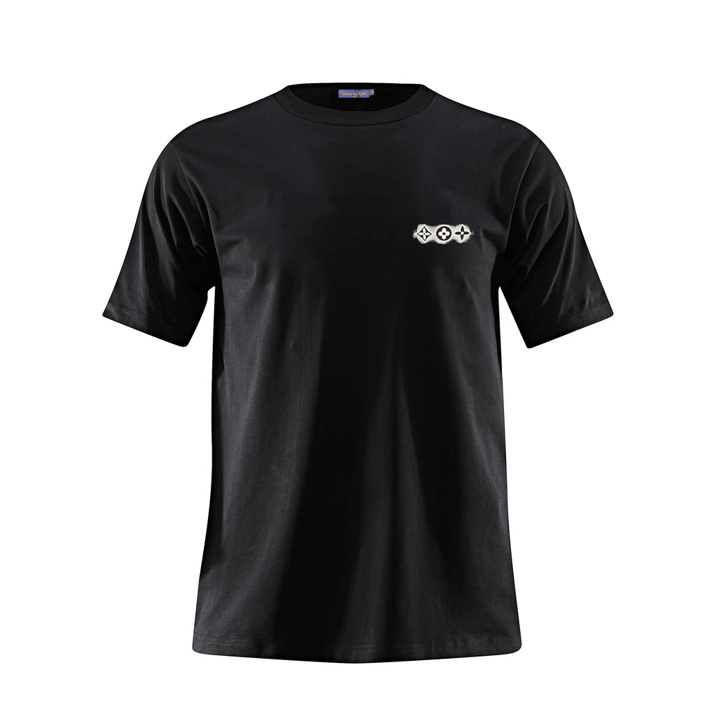 Camiseta 166073 Estampada Negro Para Hombre