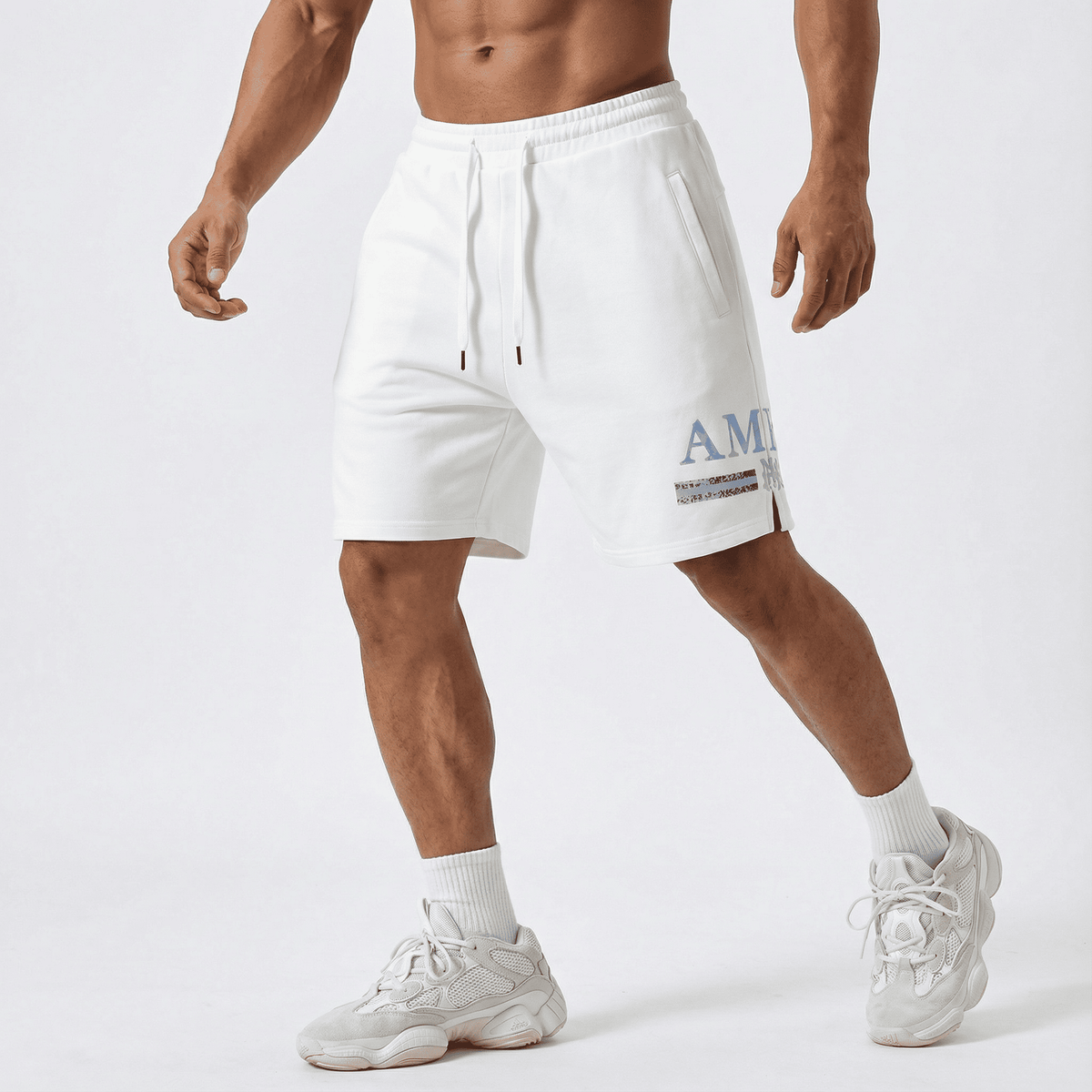 Bermuda 1818018 Blanca De Algodón Para Hombre