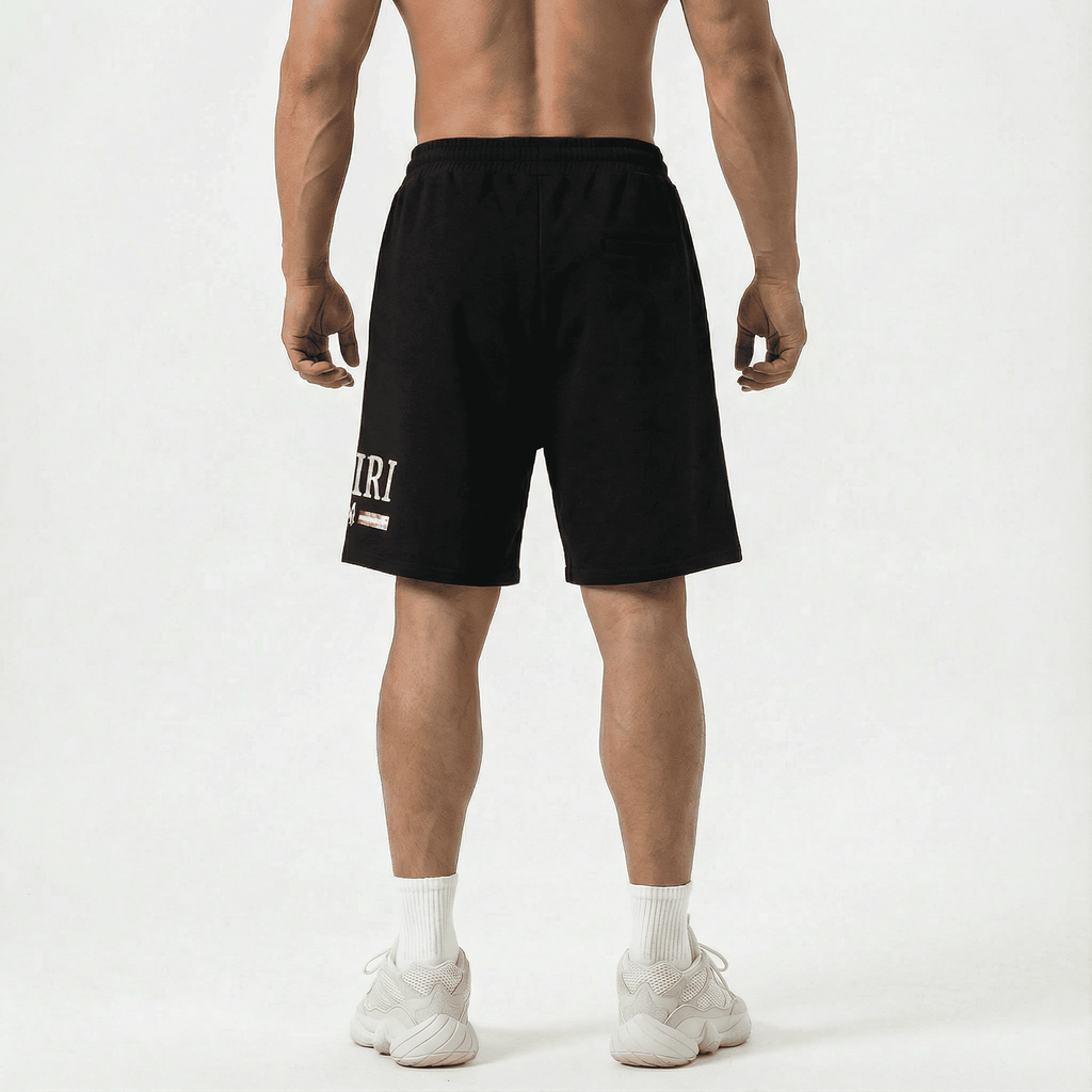 Bermuda 1818018 Negra De Algodón Para Hombre