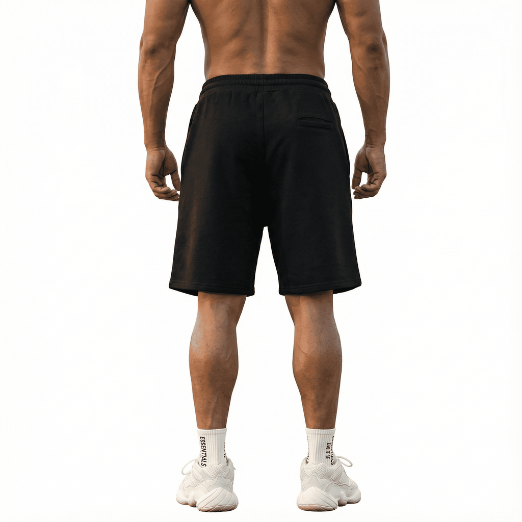 Bermuda 1818019 Negra De Algodón Para Hombre