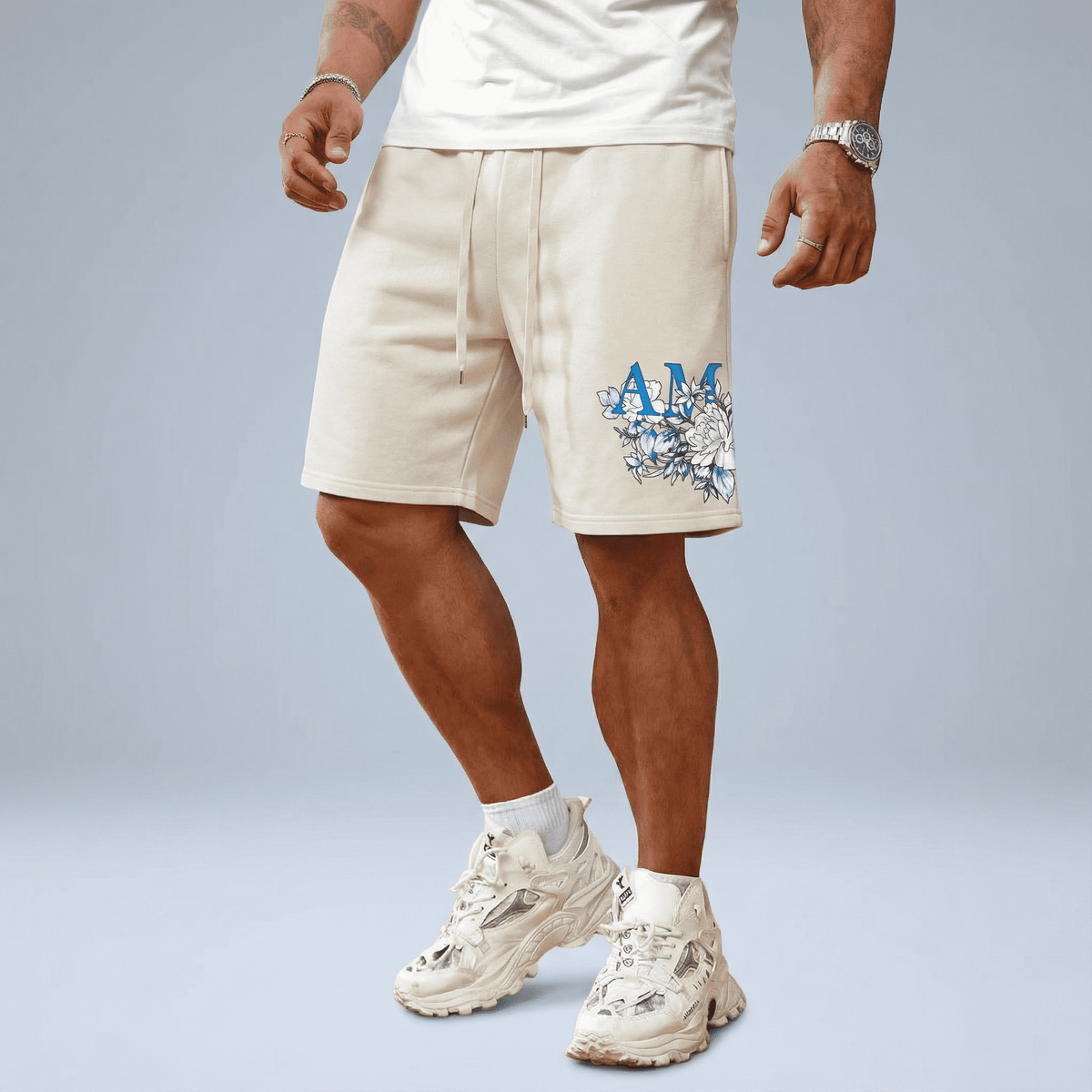 Bermuda 1818024 Crema de algodón Para Hombre