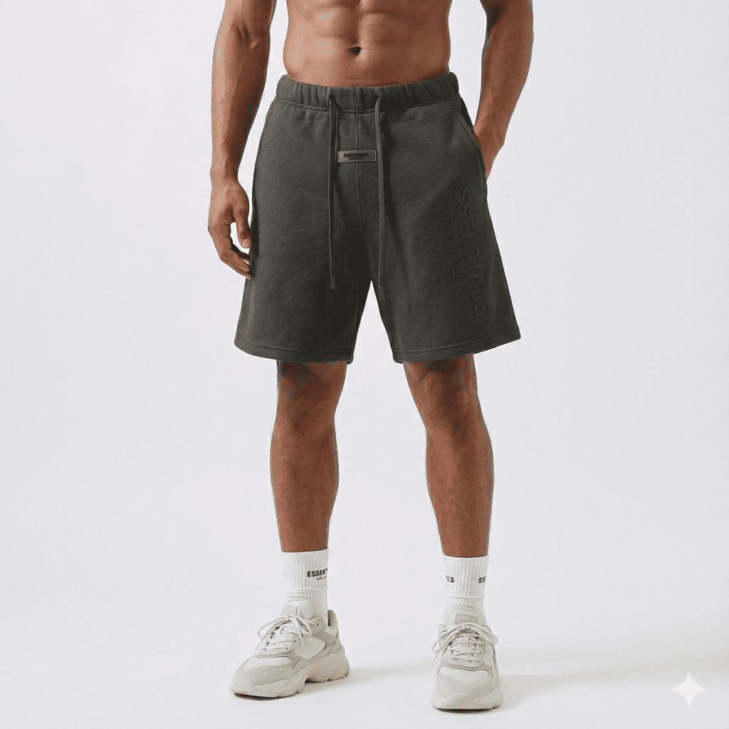Bermuda 1818029 Negra De Algodón Para Hombre