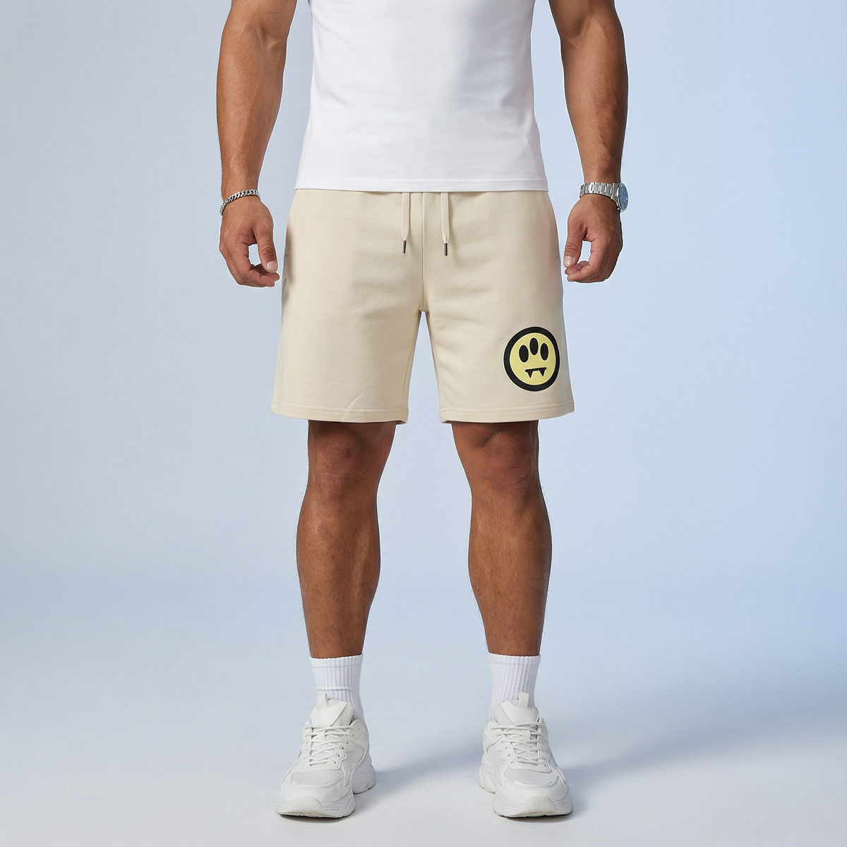 Bermuda 1818032 Crema de algodón Para Hombre