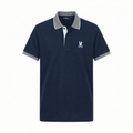 Camiseta 185017 Tipo Polo Azul Oscuro Para Hombre