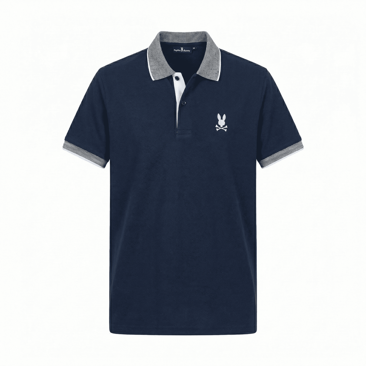 Camiseta 185017 Tipo Polo Azul Oscuro Para Hombre
